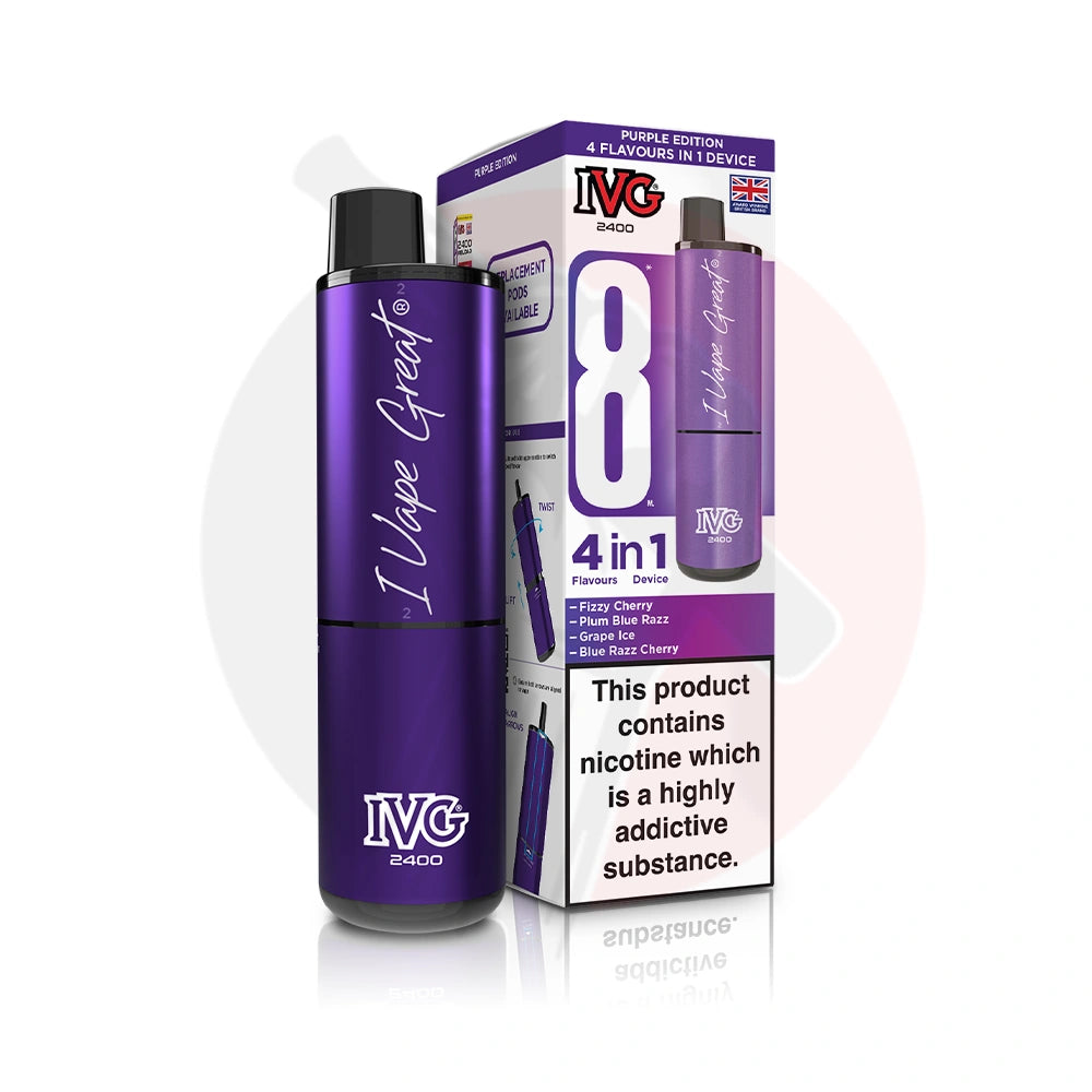 IVG 2400 4 in 1 Rechargeable Prefilled Kit