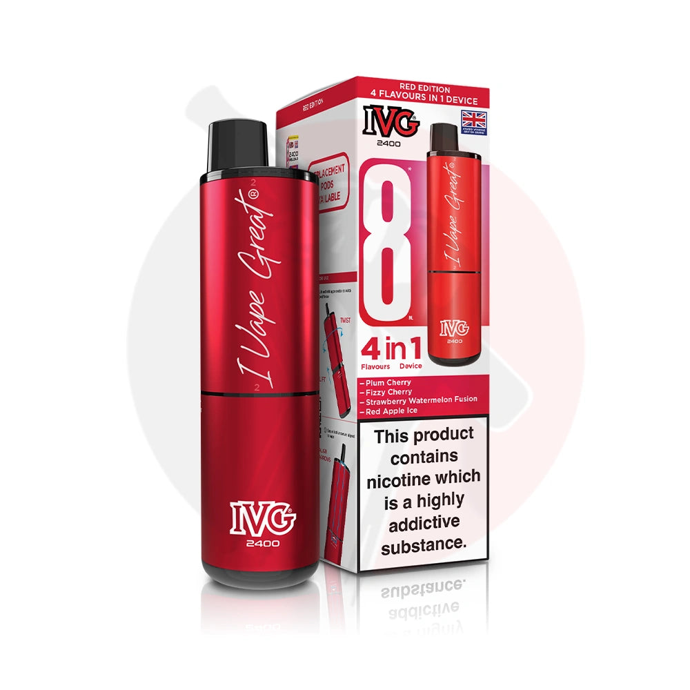 IVG 2400 4 in 1 Rechargeable Prefilled Kit