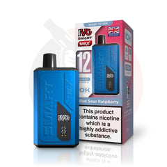 Blue Sour Raspberry IVG Smart Max 10K Puffs Prefilled Pod Vape Kit