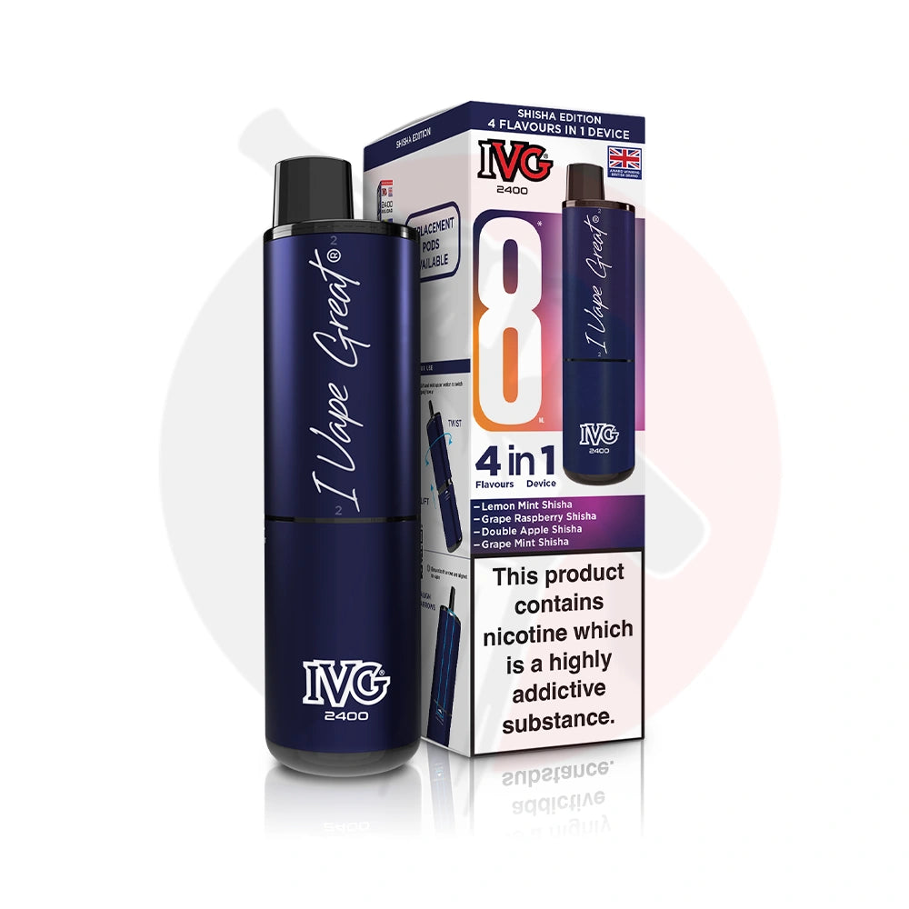IVG 2400 4 in 1 Rechargeable Prefilled Kit