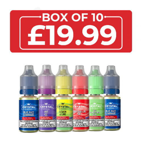 SKE CRYSTAL NIC SALTS E-LIQUIDS ( Box of 10 )