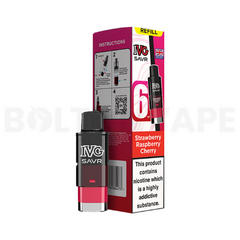 Strawberry Raspberry Cherry IVG SAVR Prefilled Pods