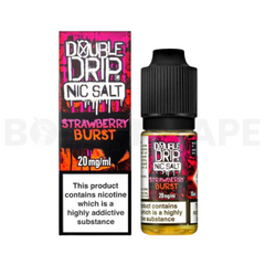 Strawberry Burst 10ml Nic Salt E Liquid Double Drip