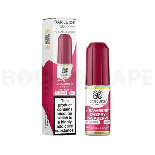 Strawberry Cherry Raspberry Bar Juice 5000 Nic Salt e-liquids