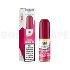 Strawberry Cherry Raspberry 10ml Nic Salt E-Liquid By Bar Juice 5000