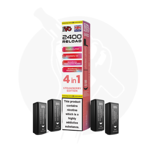 Strawberry Edition IVG 2400 Reload Prefilled Pods
