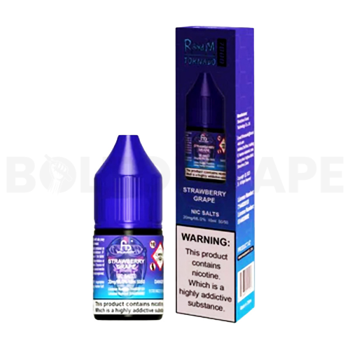 Strawberry Grape 10ml Nic Salt E-Liquid By R and M Tornado 7000