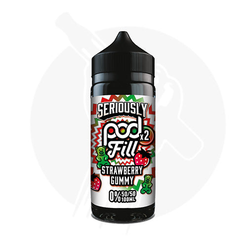 Strawberry Gummy Shortfill E-Liquid by Seriously Pod Fill x2
