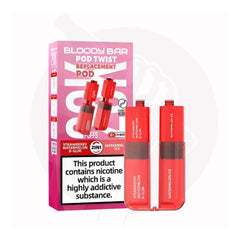 Strawberry Watermelon B-Gum & Watermelon Ice Bloody Bar Ultra Twist 20K Refill Pack