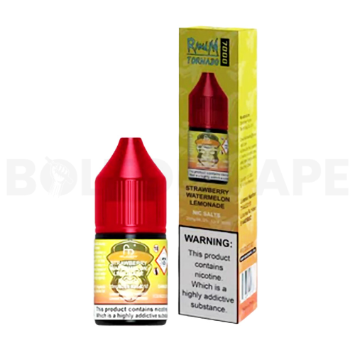 Strawberry Watermelon Lemonade 10ml Nic Salt E-Liquid By R and M Tornado 7000