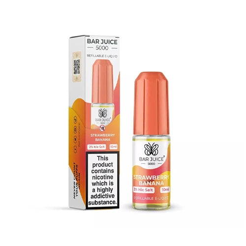 Strawberry banana Bar Juice 5000 Nic Salts