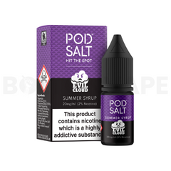 Summer Syrup 10ml Nic Salt E-Liquid by Fusion Pod Salt
