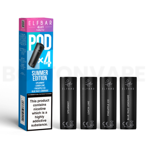 Summer Edition Elf Bar 4 in 1 Prefilled Pods