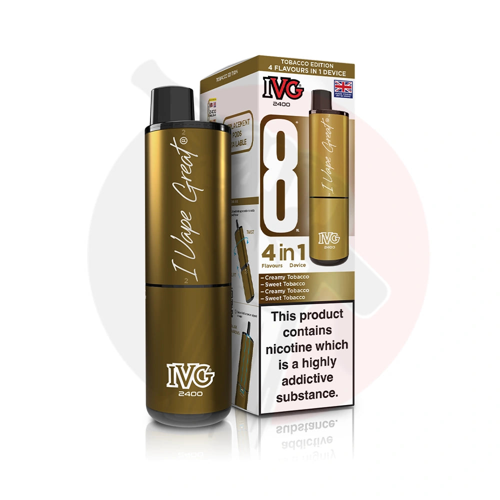 IVG 2400 4 in 1 Rechargeable Prefilled Kit