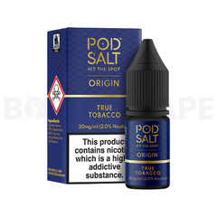 True Tobacco 10ml Nic Salt E-Liquid by Origin Pod Salt