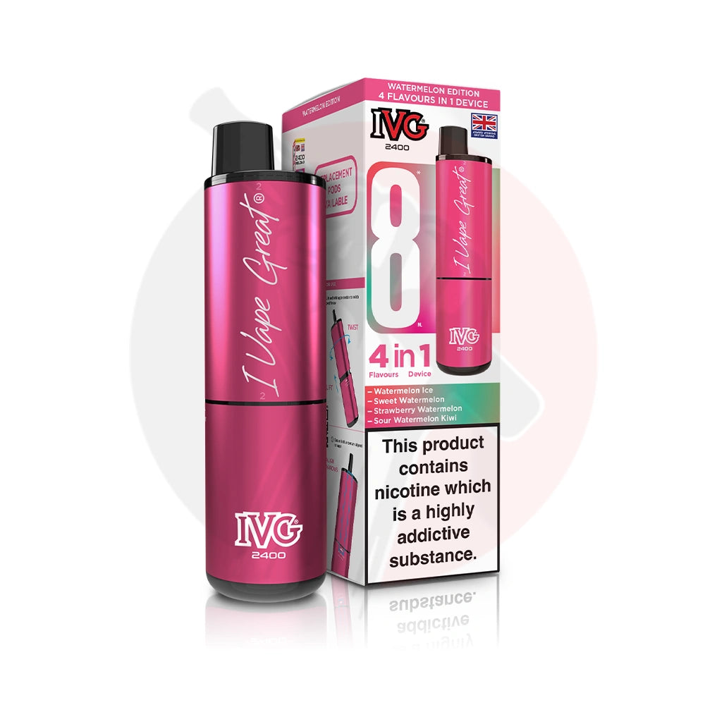 IVG 2400 4 in 1 Rechargeable Prefilled Kit