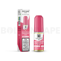 Watermelon Strawberry Kiwi 10ml Nic Salt E-Liquid By Bar Juice 5000