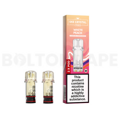 White Peach SKE Crystal Plus Prefilled Pods