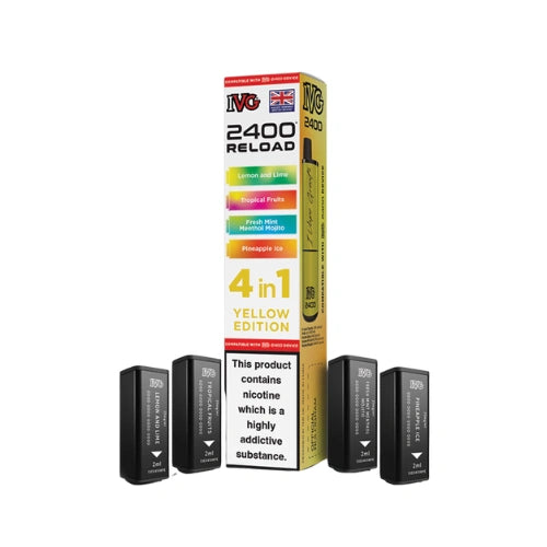 IVG 2400 4 in 1 Multi Flavour Edition Prefilled Reload Pods