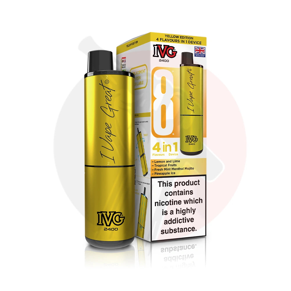 IVG 2400 4 in 1 Rechargeable Prefilled Kit