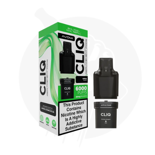 Apple Pear Avomi Cliq 6000 Puffs Refill Pack