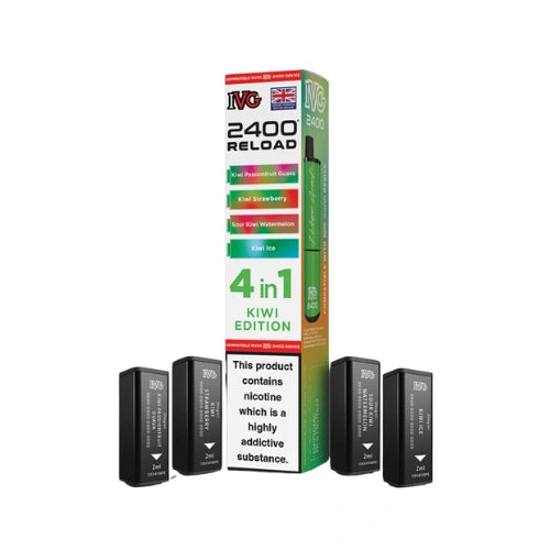 IVG 2400 4 in 1 Multi Flavour Edition Prefilled Reload Pods