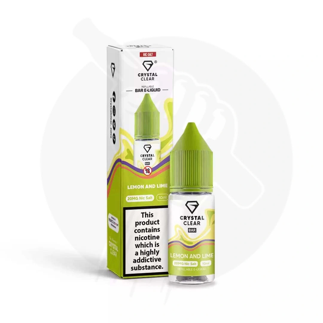Lemon & Lime Nic Salt E-liquid By Crystal Clear
