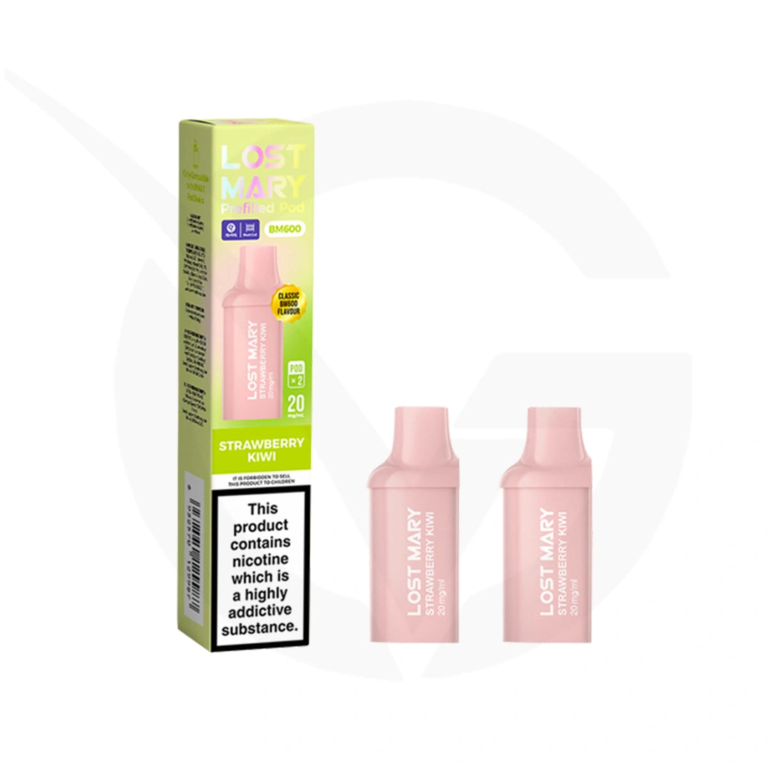 Strawberry Kiwi Lost Mary BM600 Prefilled Pods