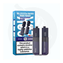 Bloody Bar Ultra Twist 20K Prefilled Pods Mr Blue & Blueberry Raspberry