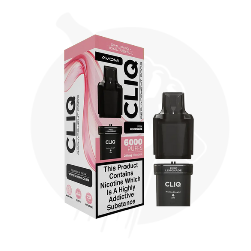 Pink Lemonade Avomi Cliq 6000 Refill Pack Pods