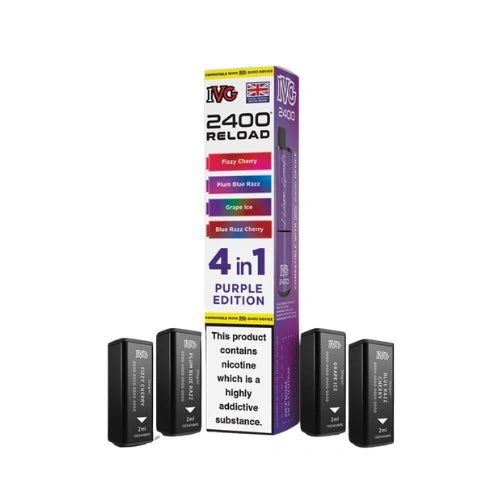 IVG 2400 4 in 1 Multi Flavour Edition Prefilled Reload Pods