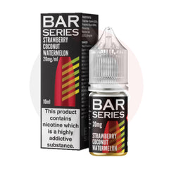 Strawberry Coconut Watermelon 10ml Nic Salt E-liquid by Bar Series