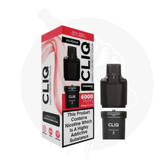Strawberry Ice Avomi Cliq 6000 Refill Pack Pods
