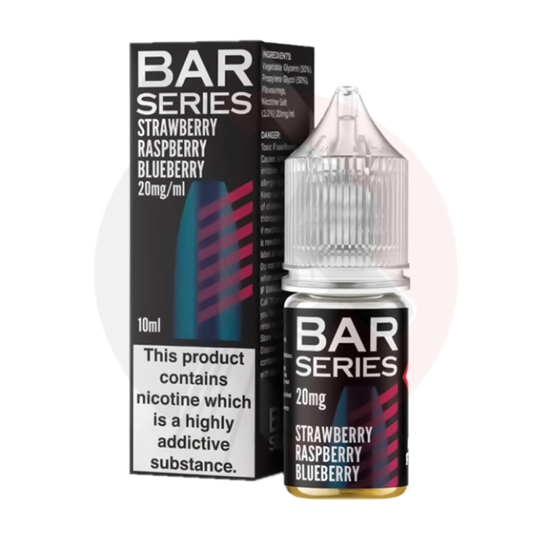 Strawberry Raspberry Blueberry 10ml Nic Salt E-liquid by Bar Series