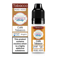Café Tobacco 10ml 50/50 E-Liquid By Dinner Lady