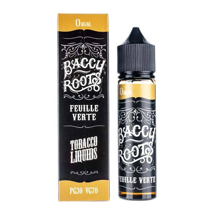 Feuille Verte 50ml Shortfill E-Liquid by Baccy Roots