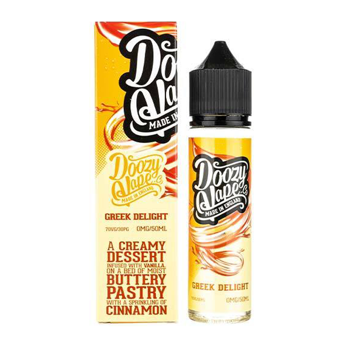Greek Delight 50ml Shortfill E-Liquid By Doozy Vape
