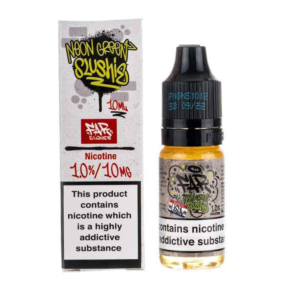 Far Neon Green Slushie 10ml Nic Salt E-Liquid Element