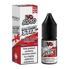 Raspberry Stix 10ml E-Liquid by IVG