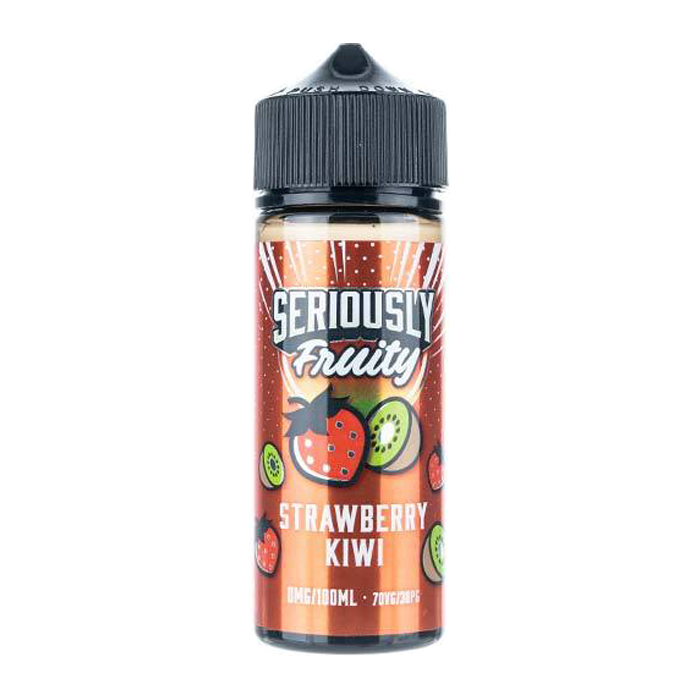 Strawberry Kiwi Seriously Fruity 100ml Shortfill E-Liquid By Doozy Vape