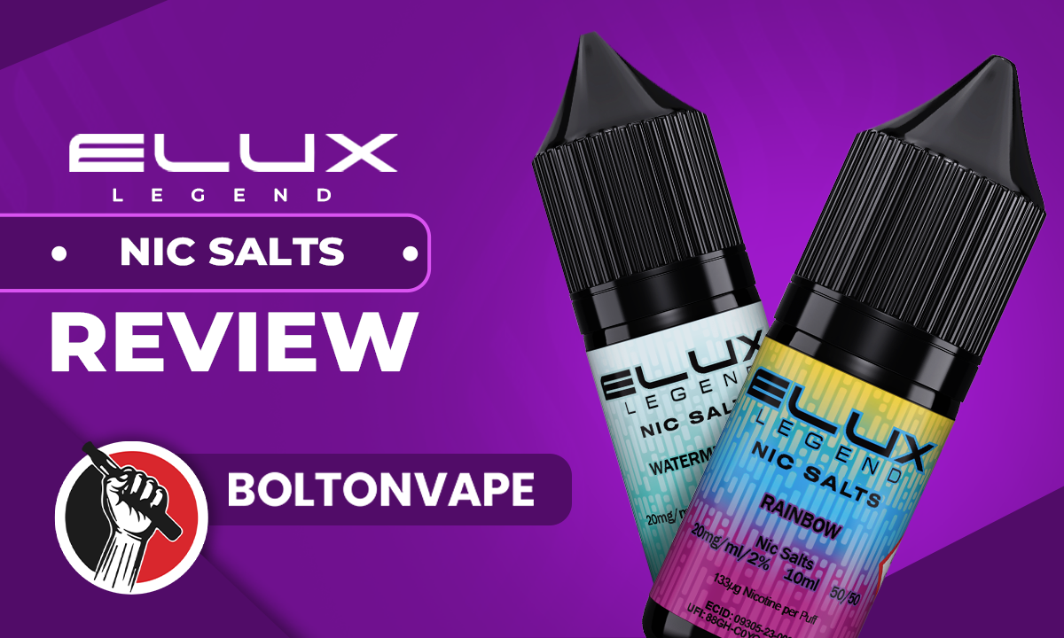 Elux Legend Nic Salts Review Elux Legend Nic Salts Review