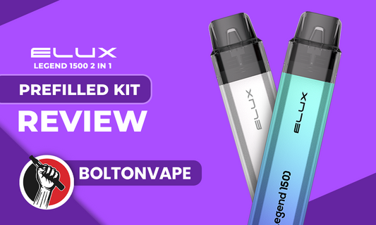 Elux Legend 1500 2 in 1 Prefilled Pod Kit Review