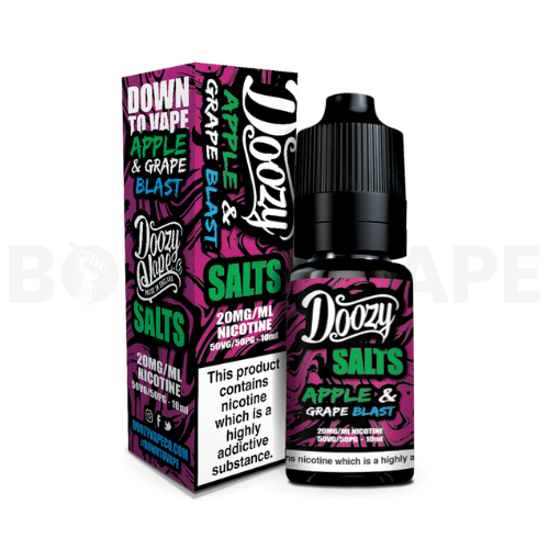 Apple & Grape Blast 10ml Nic Salt E-Liquid By Doozy