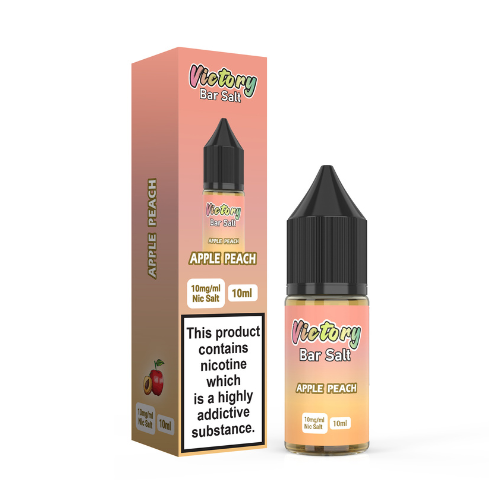 Apple Peach 10ml Bar Salt Nic Salt E-Liquid By Victory Juice