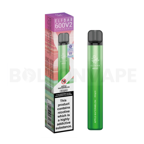 Apple Watermelon Elf Bar 600 V2 Disposable Vape