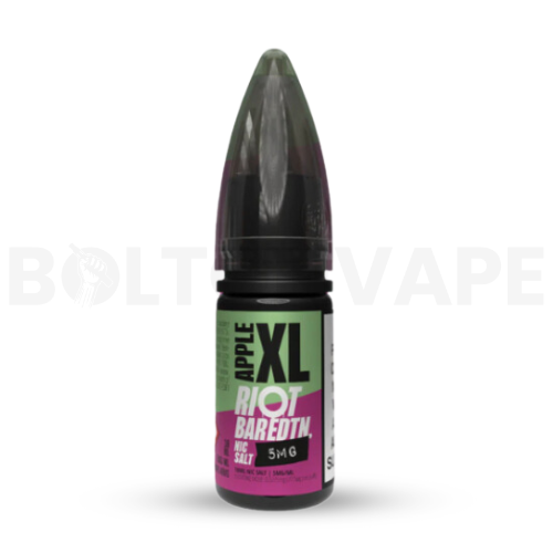 Apple XL 10ml Nic Salt E-liquid by Riot Bar Edtn