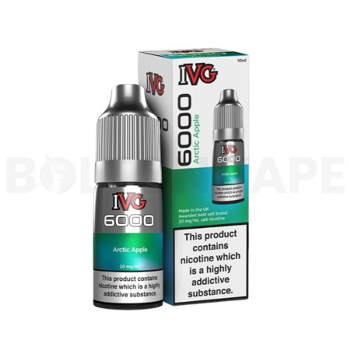 Arctic Apple 10ml Nic Salt E-Liquid By IVG 6000