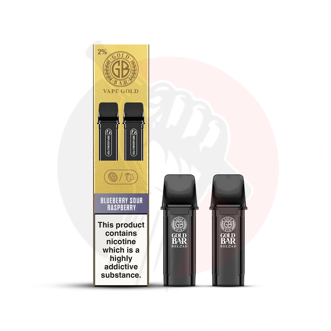 Blueberry Sour Raspberry Gold Bar Reload Prefilled Pods