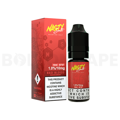 Bad Blood E-Liquid 10ml Nic Salt By Nasty Juice