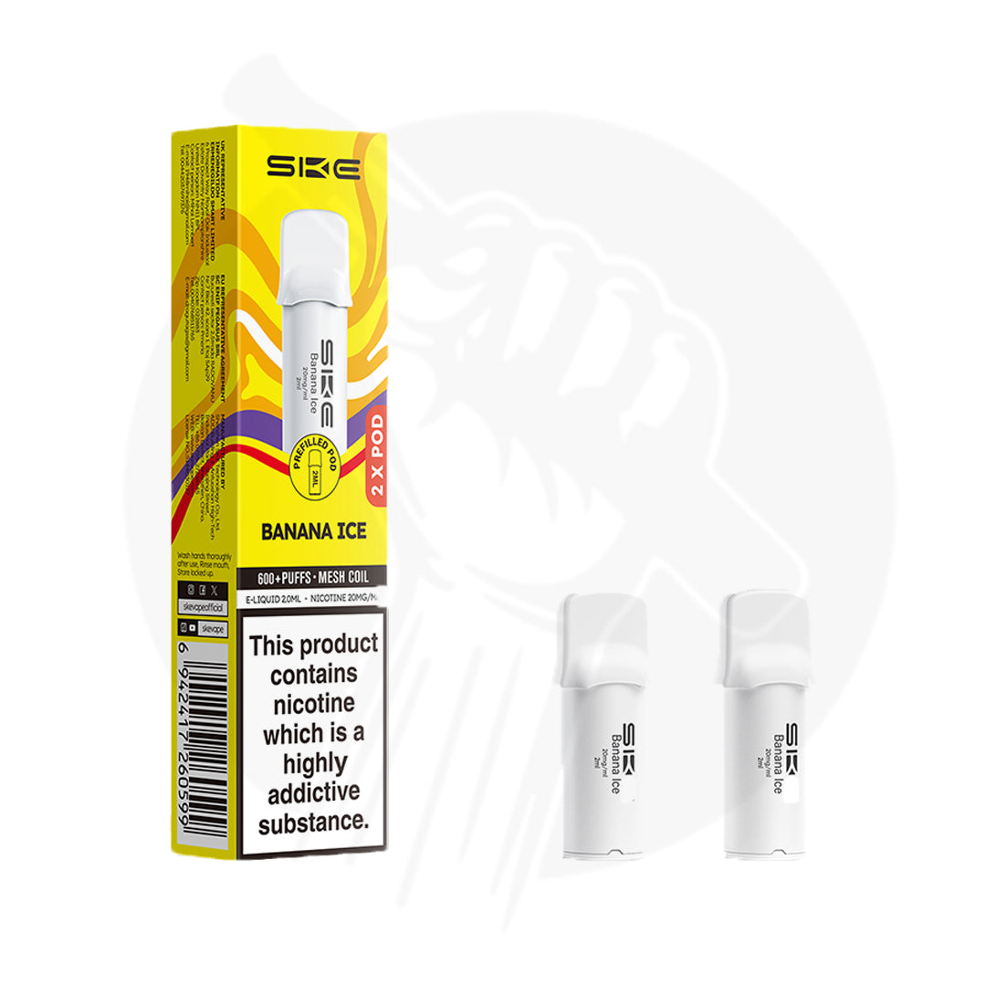 Banana Ice SKE Crystal 600 Pro Prefilled Pods